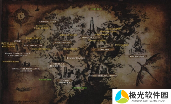 《黑暗之魂2原罪学者》地图全貌高清一览